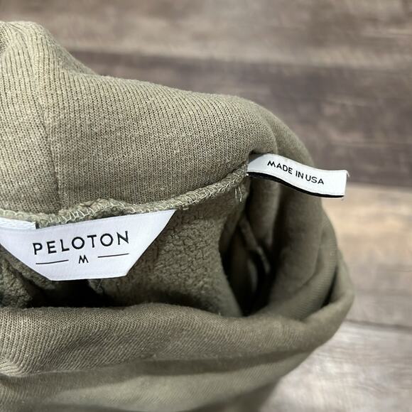 Peloton Women's Funnel Neck Pullover Olive Green Size M - Picture 8 of 10